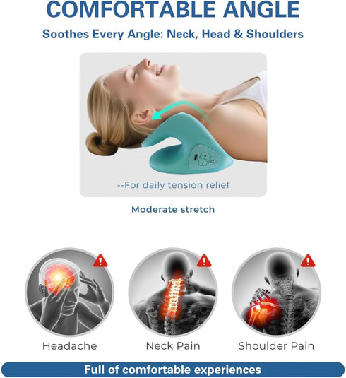Massager,6 26Shoulder Neck Modes Electric Pillows with Heat,Masajeador de Cuello,Ergonomic Massager, Portable for Car