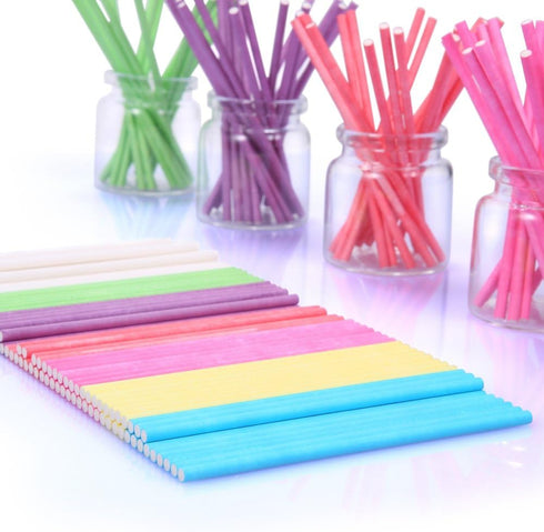 600ct Lollipop Cake Pop Kit - 200 Lollipop Sticks, 200 Bags, 200 Twist Ties, Candy Wrappers Accessories Set