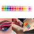 Major Dijit Neon Phosphor Pigment Powder Set, Fluorescent Nail Glitter Eye Powder for Manicure Decoration
