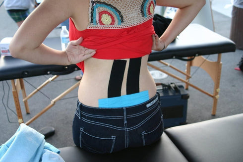 RockTape Extra Sticky Kinesiology Tape - Athletic Tape for Muscle Pain Relief, Injury Recovery - Microscopic Skin