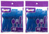 Blue Heavy Duty Plastic Cutlery Sets - 32 Spoons, 32 Forks, 32 Knives - 2 Packs of 48 Each, Total 96 Pcs
