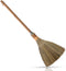 Natural Whisk Sweeping Hand Broom, Vietnamese Straw Soft Broom for Indoor-Outdoor Cleaning, 9.84'' Width, 27.55" Length