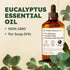 Set Set 2x4 oz Lime Essential Oil for Skin & Eucalyptus Essential Oil for Diffuser - Aromatherapy Grade Essential Oils