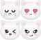 (4 Pcs) Kids Reusable Gel Ice Pack, Cute Children Gel Ice Pack for Kids Injuries, Cute Lunch Ice Pack, Breastfeeding,