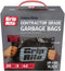 Grip Rite Prime Guard GRHDCBAG20 Heavy Duty 3 Mil Black Contractor Trash Bags, 20 per box