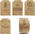 Boho Christmas Gift Tag Adhesive Stickers – 2 x 3 Inch Labels, Roll of 100 with Minimalist Designs, Made in USA