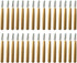 50 PCS Bamboo Interdental Brush Tooth Flossing Head Cleaners for Braces and Oral Care