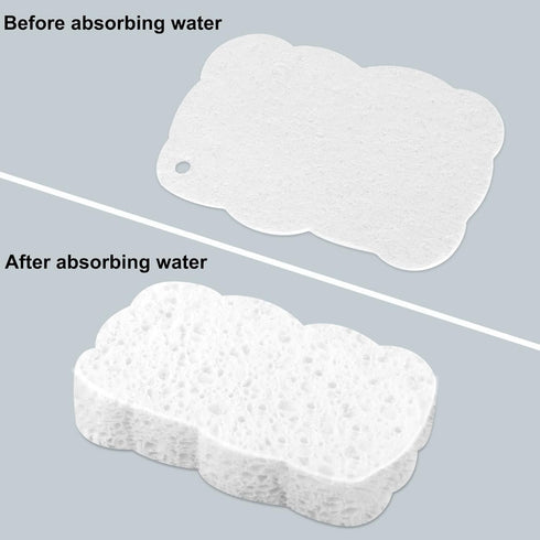 12pcs Premium Heavy-Duty Cleaning Sponges, Multi-Purpose Scratch-Free Reusable Dish Scrub Sponges for Home Kitchen
