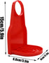 2 Pack Laundry Detergent Cup Holder, Drip Catcher Tray for Laundry Room - Red, No More Mess or Leaks