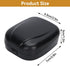 Hearing Aid Case, Hard Pocket Size Waterproof Travel Storage Box for Kids, Adults, Seniors, Black