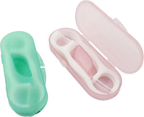 Travel Dental Floss Picks, Professional Teeth Cleaning Tool, 20 Pcs with 2 Storage Cases