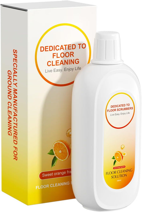 Orange Flavor Floor Cleaning Solution, Compatible with Tineco, Deep Cleans Multiple Hard Floors, 1 Bottle