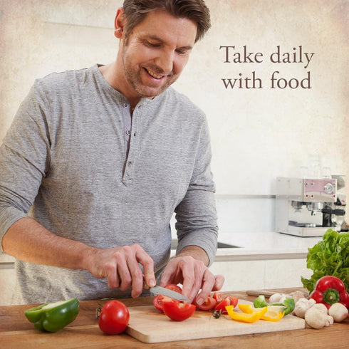 Garden of Life Organics Whole Food Multivitamin for Men 40+, 60 Tablets, Vegan Certified Organic