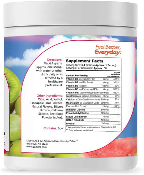 Zahler KidsActive Concentration Formula Powder, All Natural Children’s Supplement, 30 Servings, Fruit Punch