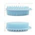 Upgrade 2 in 1 Bath and Shampoo Body Brush, Silicone Scrubber for Shower, Easy to Clean