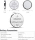 GutAlkaLi CR2450 3V (20 Lithium Battery, Electronic Coin Cell Button for Toys Calculators Watches Pcs)