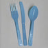 Party Dimensions Light Blue 48 Count Cutlery Combo for 16 Servings