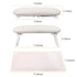 Subay Foldable Nail Arm Rest, PU Leather Cushion Hand Holder for Acrylic Nails, Nail Art Accessories Tool - Light Gray