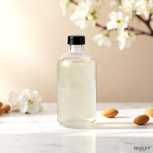 Set 4 200ml Hosley of Vanilla Almond Reed Diffuser Refill Oil, Each - Ideal for Bathroom Decor, Enhance Home Decor
