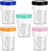 Sibba 5 Pieces Contact Lens Washer Cleaner, Lens Cleaning Container for Everyday Use, Travel Home Storage Kit