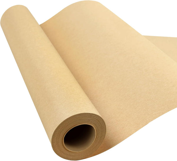 15"×400" Brown Paper Roll, Craft Paper for Moving, Packing, Gift Wrapping, Wall Art, Table Runner, Floor Covering