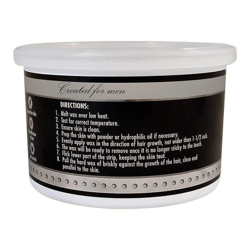 Wax Necessities Barbero Grooming Depilatory Hard Wax for Men, 14 Ounces.