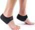 Plantar Fasciitis Heel Cups, Updated Version Protectors Sleeves Pads for Pain Relief, Spur, Cracked Heels (Black)