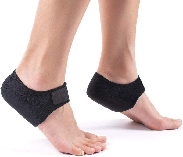 Plantar Fasciitis Heel Cups for Pain - Updated Protectors Sleeves Pads for Spur and Cracked Heels for Women and Men