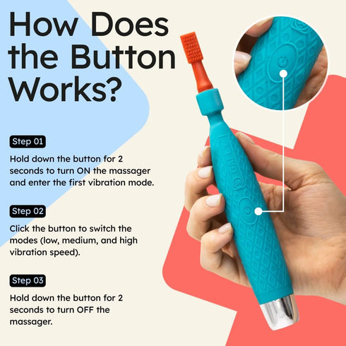 Setting, GAFLY Therapen: Rechargeable Oral Massager for Speech Therapy, Sensory Brush, Speech Therapy Toys, Adjustable