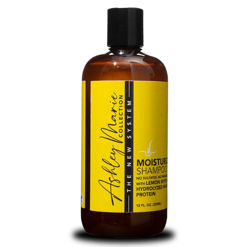 The Hair Diagram Ashley Marie Moisturizing Shampoo, 12 oz - Natural Cleansing & Strengthening, Color Safe