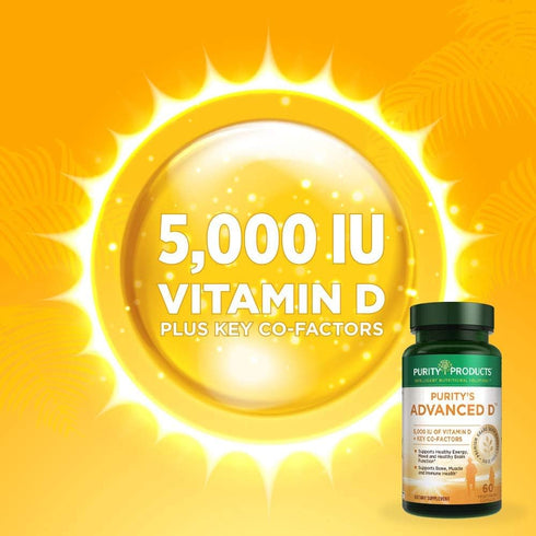 Purity Products Dr. Cannell's Advanced D - Vitamin D3 Super Formula with K2, Zinc, Magnesium Citrate, Boron (60