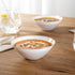 Restaurantware Moderna 6 Ounce Plastic Bowls, 20 Durable Disposable Salad Bowls, Gold-Rimmed Heavy-Duty White