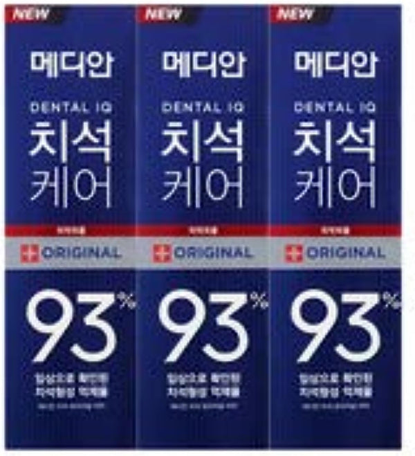 MEDIAN Advanced Dental IQ Toothpaste 93% Original 120gx3bottle/(4.2ozx3bottle)