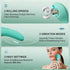 muosiz TMJ Relief Products Jaw Massager,Neck Massager with Rolling,Vibrating and Heating, Real-Like Massage for TMJ Jaw
