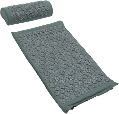GANAZONO Acupoint Massage Mat and Shiatsu Massage Pillow Set, Washable Yoga Exercise