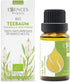 Essences Bulgaria Organic Tea Tree Essential Oil 0.51Fl Oz 15ml Melaleuca Alternifolia - 100% Pure and Natural Undiluted for Toenail Fungus, Dandruff Itchy Scalp Acne Skincare Aromatherapy Diffuser
