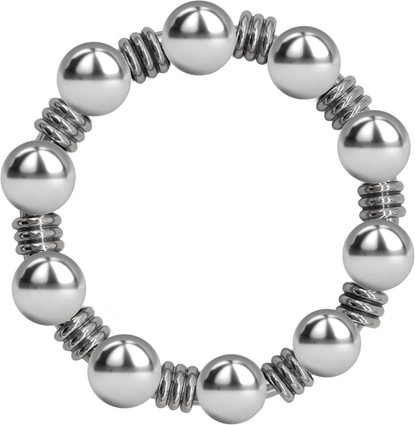 TenFruit Male Penis Ring Stainless Steel Glans Cock Ring Semen Lock Erection Enhancing
