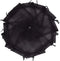 Wudygirl 100pcs Sheer Black Organza Bags - Drawstring Wedding Party Favor Jewelry Storage Sachets, 3.9 by 4.7 inches