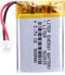 3.7V 500mAh Lipo Battery Rechargeable Lithium Polymer 502535 with JST Connector