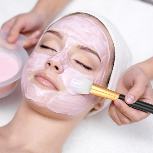 2 PCS Silicone Face Mask Brushes, Soft Applicator Brush for Facial Mud Mask, Body Lotion, Makeup Tools for Women