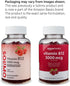 Amazon Basics Vitamin B12 3000 mcg Gummies, 200 Count (2 Packs of 100), Raspberry, Normal Energy Production and