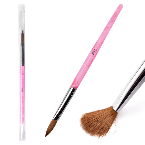Kolinsky Sable Nail Art Brush - Acrylic Painting Brush (Size 10#)