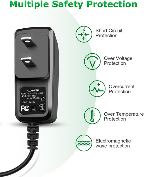 Replacement Charger for Andis 17150 17165 Shavers, ProFoil Lithium TS-1 TS-2 Compatible 5FT Cord