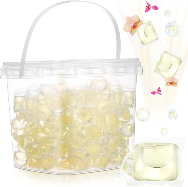 150 Count Liquid Laundry Detergent Soap Pods, Anti Sensitive, Fresh Scented, Ultra Concentrated with Container Box