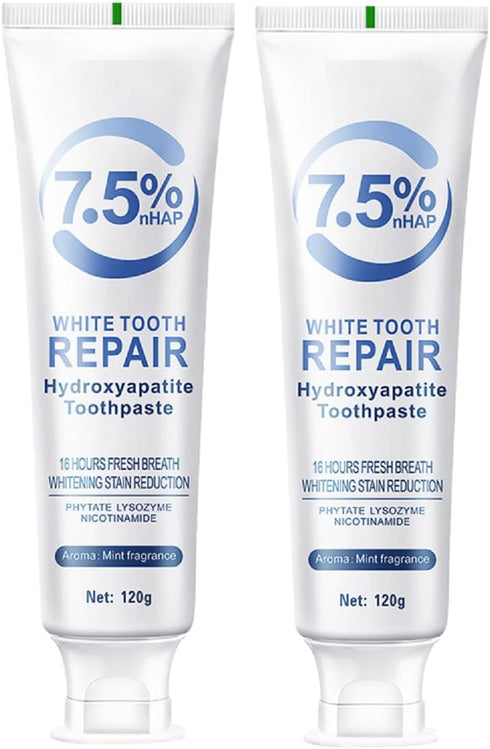 WenFeng Hydroxyapatite Toothpaste for Enamel Protection and Tooth Strengthening,Hidroxiapatita Toothpaste,Gentle Mint,Fresh Breath,Daily Use