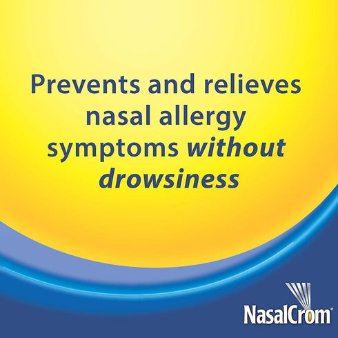 NasalCrom Allergy Symptom Controller Nasal Spray | 200 Sprays | .88 FL OZ