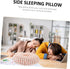 MAGICLULU Ear Hole Pillow for Elderly Nursing Portable Side Sleeping Pillow with Ear Hole Soft Memory Foam for Office