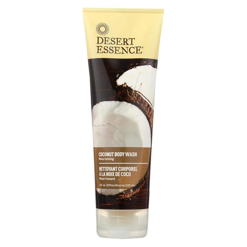 Organics Body Wash, Coconut, Desert Essence, 8 oz Liquid