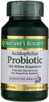 Nature's Bounty Probiotic Acidophilus Tablets, 120 ea (Pack of 5)
