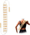 KintKita Wood Therapy Massage Tools,Back Wooden Massage Roller Rope Tool Maderoterapia Kit